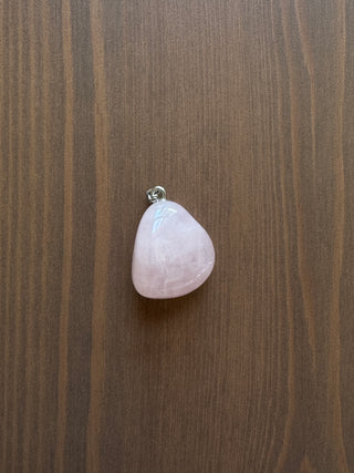 Rose Crystal Natural Stone Charm