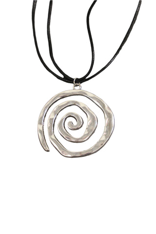 Spiral Silver Necklace