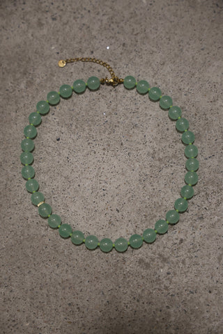 Paris Green Beaded Necklace