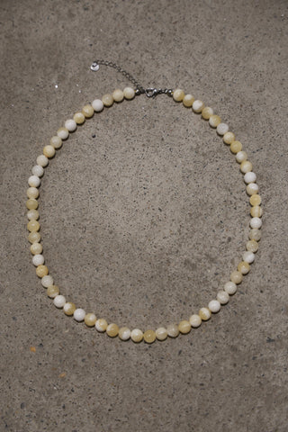 Positano Yellow Beaded Necklace
