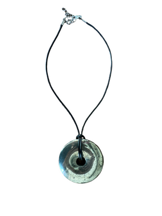 Pyrite Cord Necklace