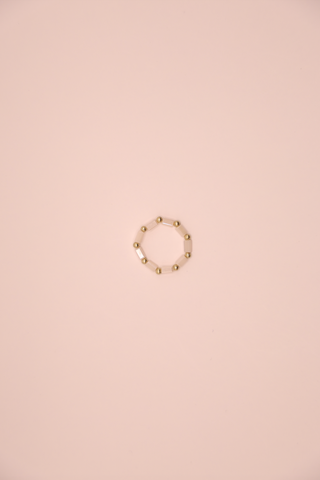 Beaded Capsule Ring